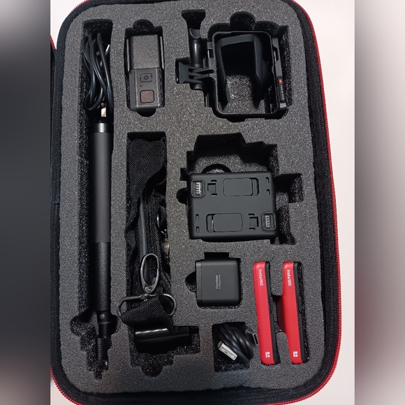 VGSION Action Camera Bundle With Hard Case,Tripod and Selfie-Stick - Picture 4 of 15